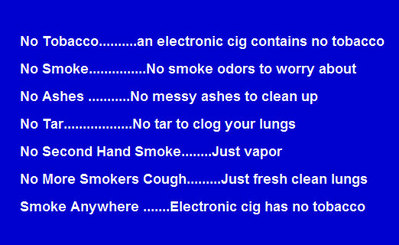 electronic cigarette great benefits